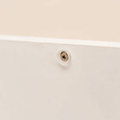 Taskmaster White Snap-On Screw Caps 12 Pack - Easy Install, Universal Fit, Elegant Finish