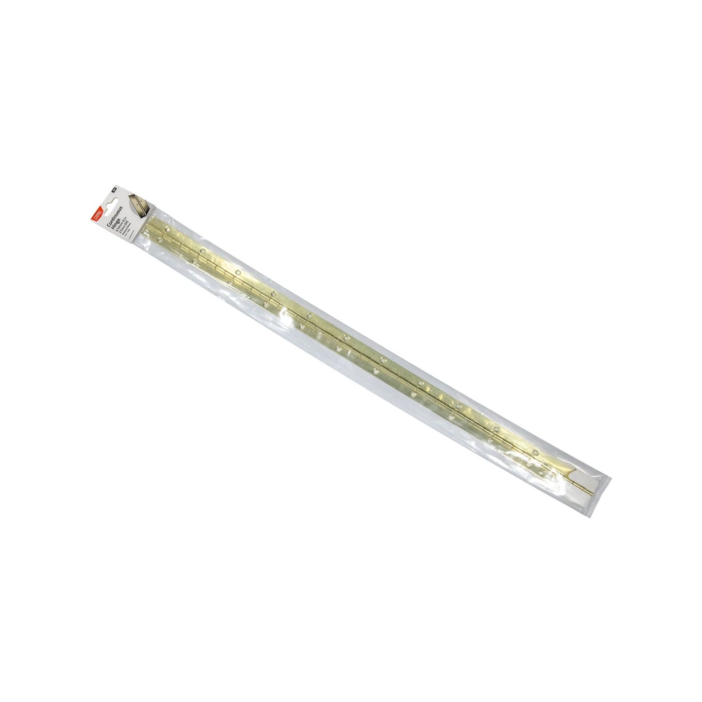 Taskmaster 610 x 27mm Polished Brass Continuous Hinge - Steel, Versatile, Secure Fixing