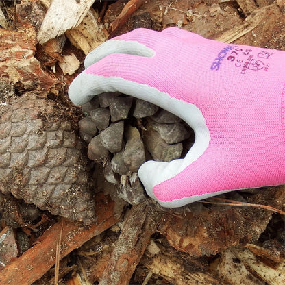 Lynn River Small Colours Gardening Gloves, Nitrile-Coated, Vibrant, Water Resistant, Enhanced Grip