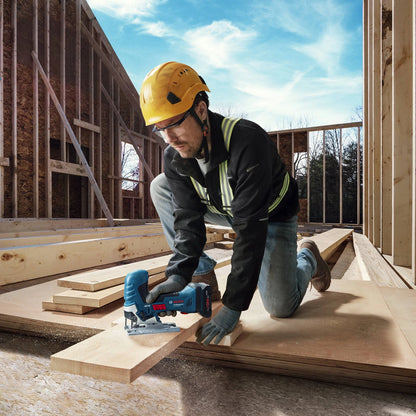 Bosch 18V Professional Cordless Jigsaw, Brushless Motor, SDS Blade, LED Light, Bevel Cuts