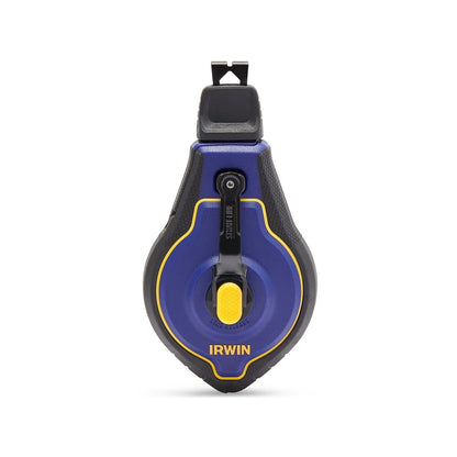 IRWIN Strait-Line Speedline Pro Chalk Reel, 6:1 Gears, Anti-Jam, 30m Line, Overmould Grip