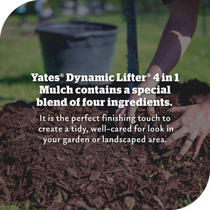 Yates 50L Dynamic Lifter 4 in 1 Mulch - Soil Enrichment, Weed Suppression, Moisture Retention