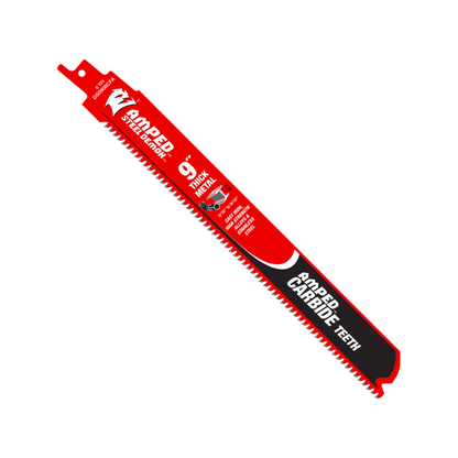 Diablo 9" Steel Demon Amped Carbide Blade for Thick Metal Cutting with TiCo Carbide & Black I.C.E. Coating