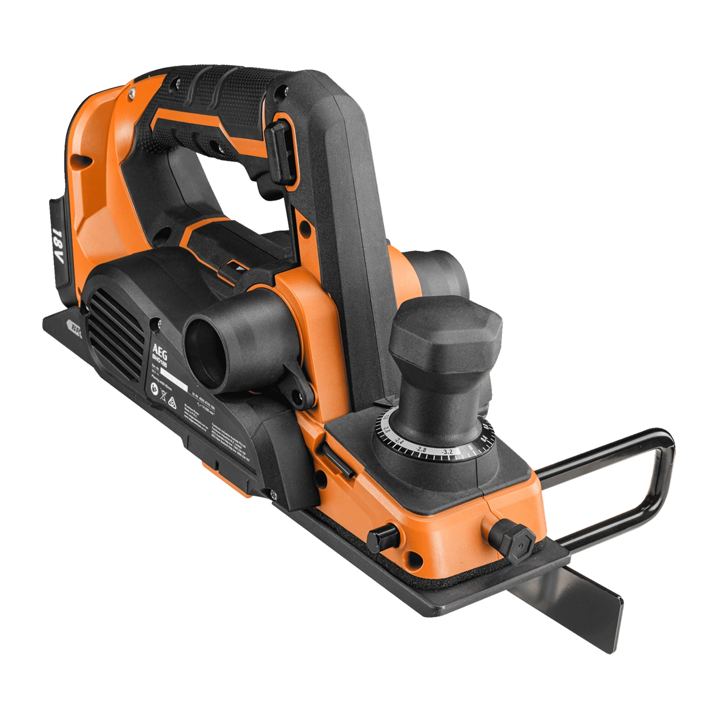 AEG 18V Brushless Planer 82mm - Precision, Adjustable Chamfer, Dual Dust Ejection