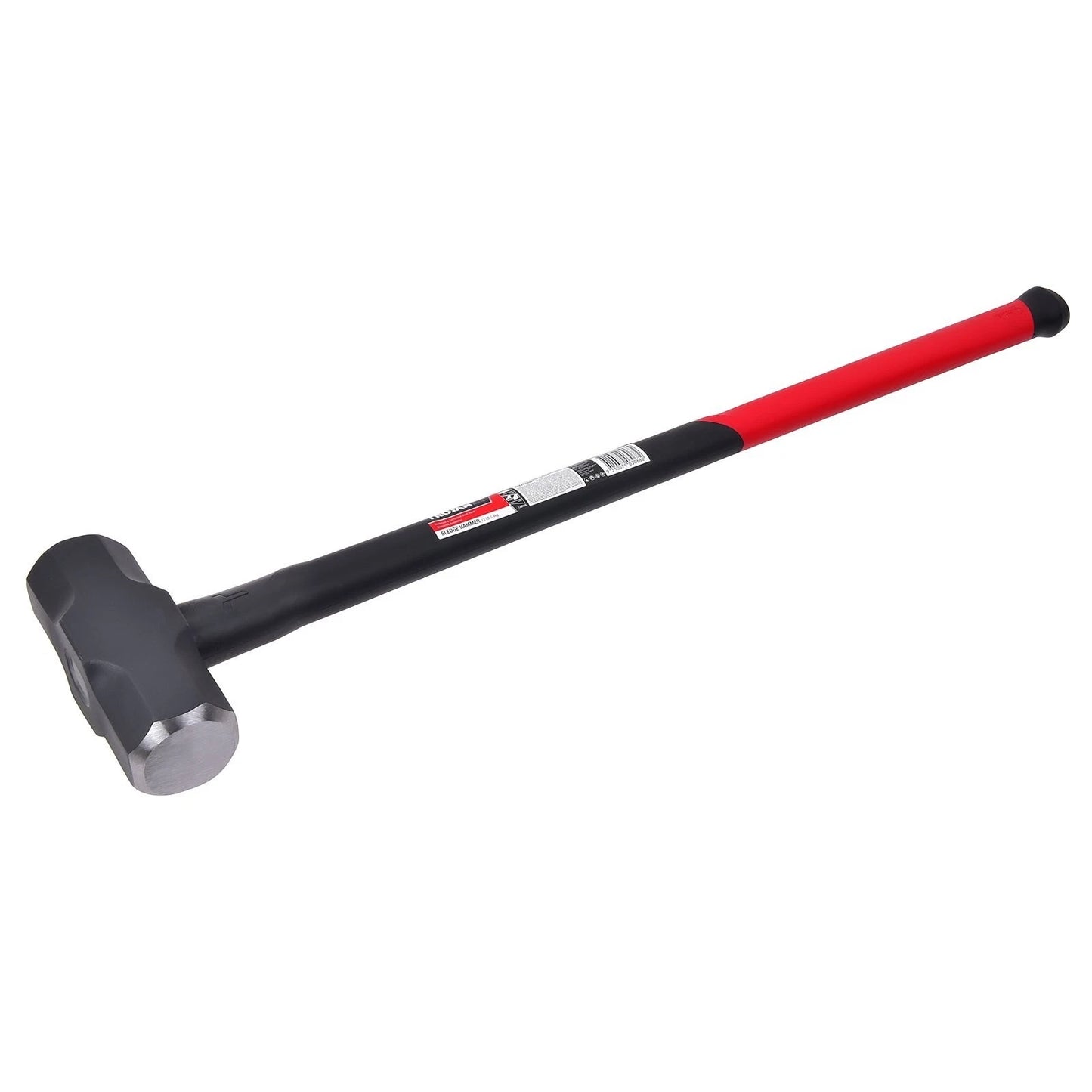 Trojan 12lb Fibreglass Sledge Hammer, Carbon Steel Head, Lifetime Warranty