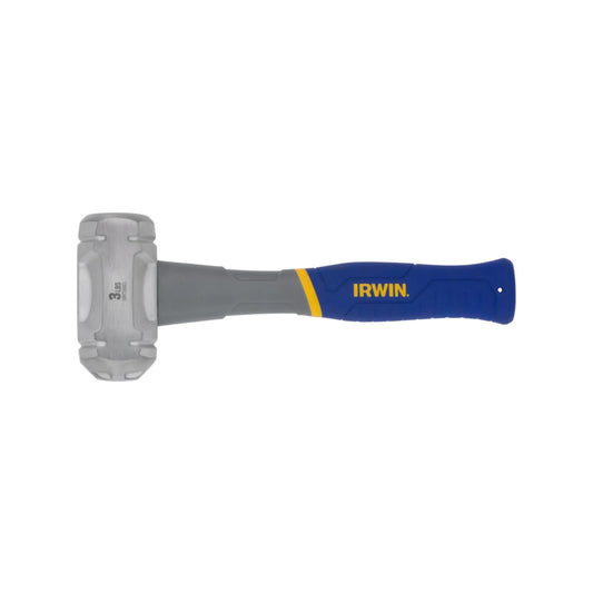 IRWIN 3lb Club Hammer, Durable Fibreglass Core, Comfort Grip, Forged Steel Head