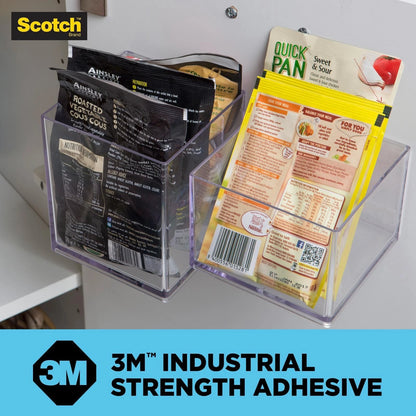 Scotch™ Clear Double-Sided Mounting Tape 2.54 x 152.4cm - Invisible Hold, Indoor Use, Multi-Surface