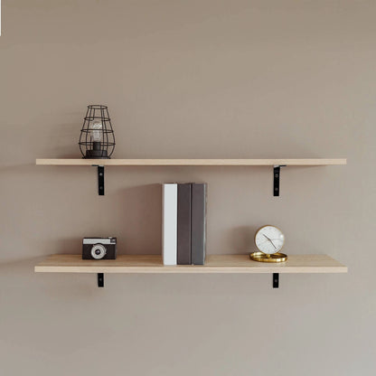 Carinya Black Angle Bracket 125x150mm, Durable Steel, Indoor/Outdoor Use, 35kg Capacity