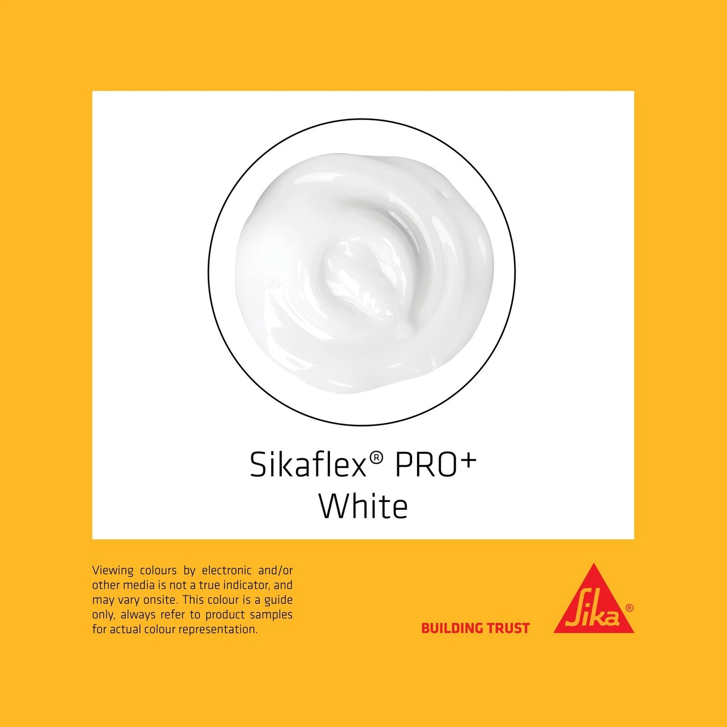 Sika Sikaflex Pro+ 310ml White Polyurethane Sealant - Flexible, Bubble-Free, Weather Resistant