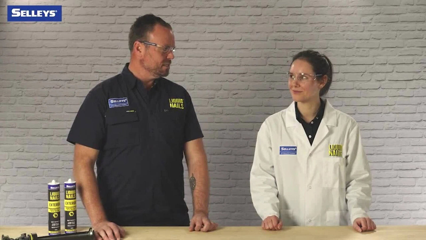 Selleys Liquid Nails Exterior 350g - Strong, Flexible, UV & Weather Resistant Adhesive