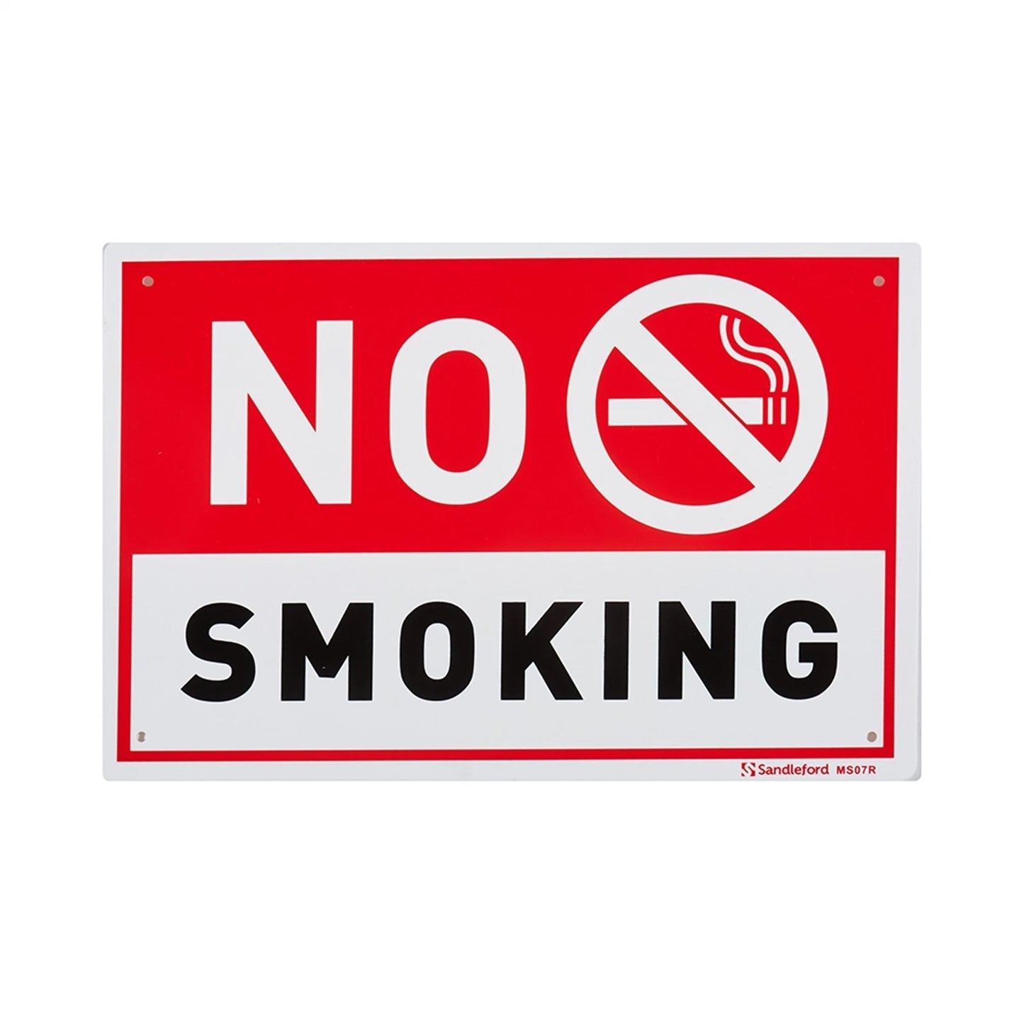 Sandleford No Smoking Sign 300x200mm Plastic, Weather Resistant, Easy Mount