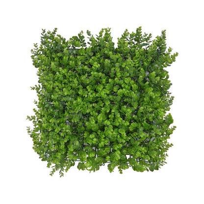 UN-REAL Artificial Hedge 50x50cm Baby Eucalyptus, UV-Treated, 5-Year Warranty, Indoor/Outdoor