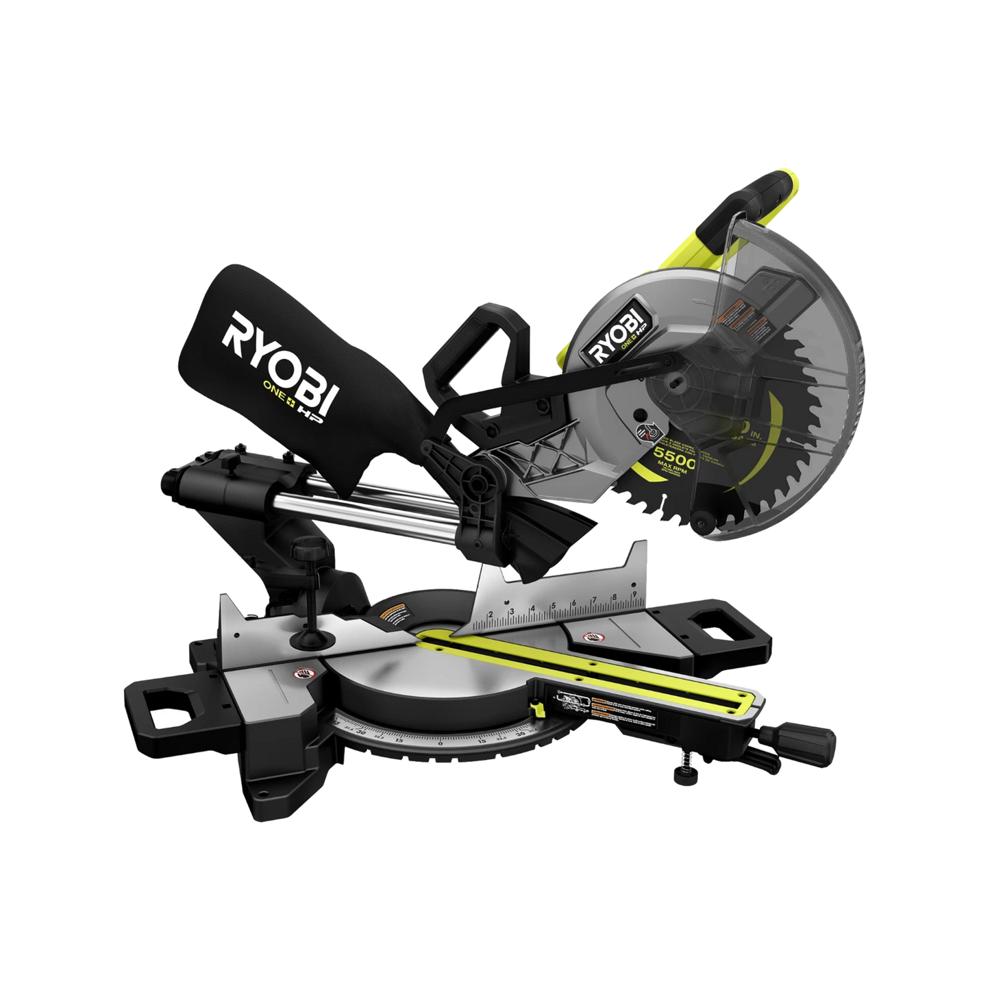 Ryobi 18V ONE+ HP 254mm Brushless Sliding Mitre Saw, Tool Only, Portable & Precise