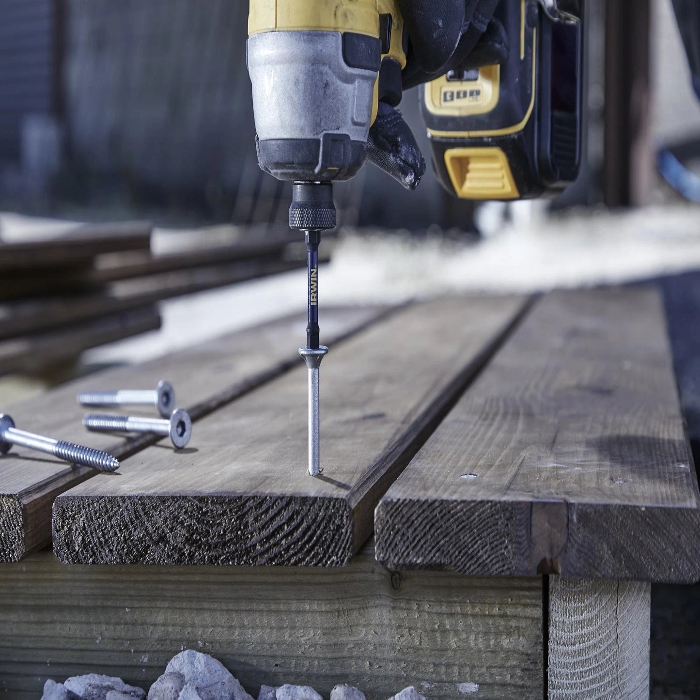 IRWIN 57mm Impact Pro Hex Bits 5 Pack - Full Fitment, Magnetised Tips, Optimized Flex Zone