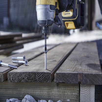 IRWIN 57mm Impact Pro Hex Bits 5 Pack - Full Fitment, Magnetised Tips, Optimized Flex Zone