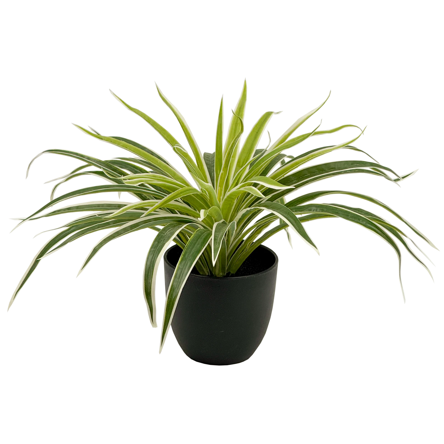 UN-REAL 30cm Artificial Spider Plant - Lifelike Indoor Decor, Maintenance-Free, Realistic Design