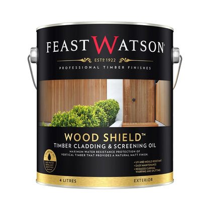 Feast Watson 4L Walnut Wood Shield Oil - Water, UV & Mould Resistant Timber Protection
