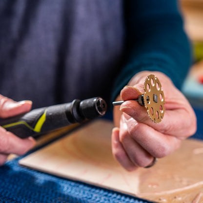 Ryobi 38mm Twist Lock Wood Carbide Wheel for Timber & Laminates, High-Speed 35,000 RPM