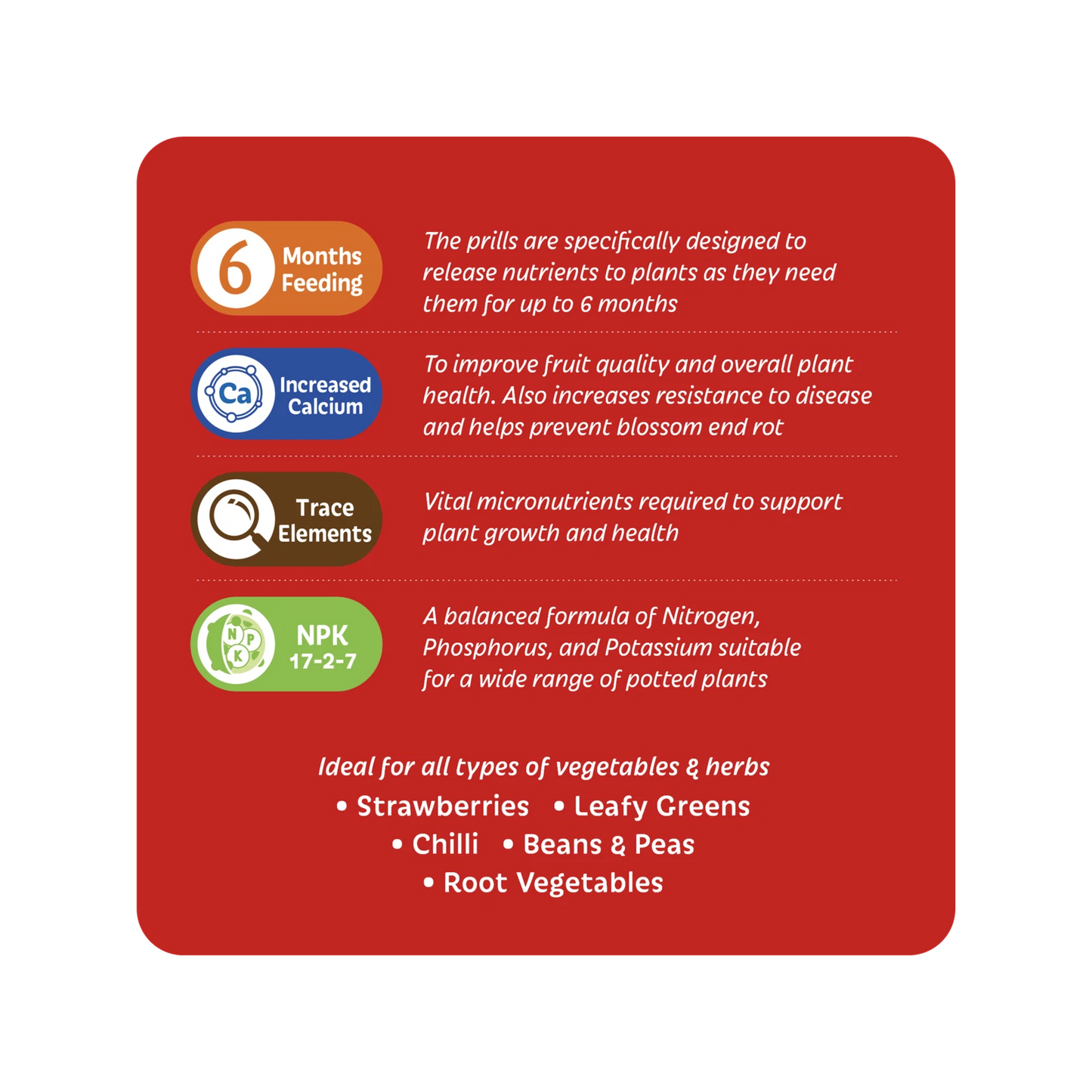 Scotts Osmocote 1kg Tomato Vegetable Herb Fertiliser, 6-Month Nutrient Release, Water Absorption