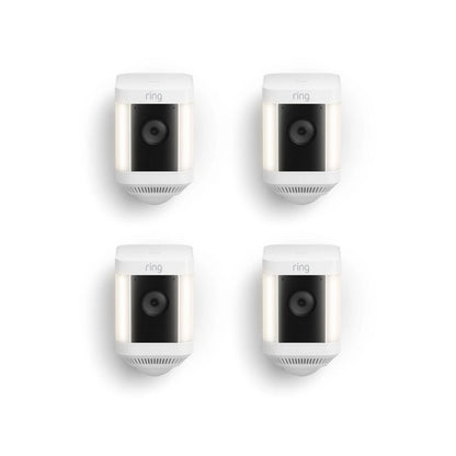 Ring Spotlight Cam Plus 4 Pack - Battery, 1080p HD, Two-Way Talk, Weather-Resistant
