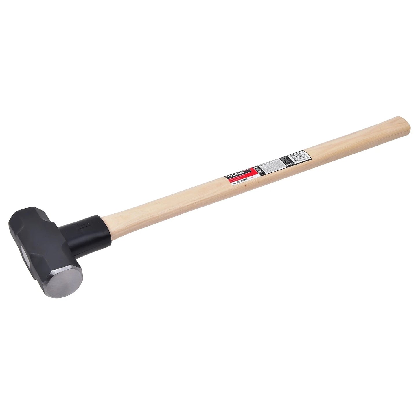 Trojan 8lb Timber Sledge Hammer, Carbon Steel Head, Hickory Handle, Lifetime Warranty