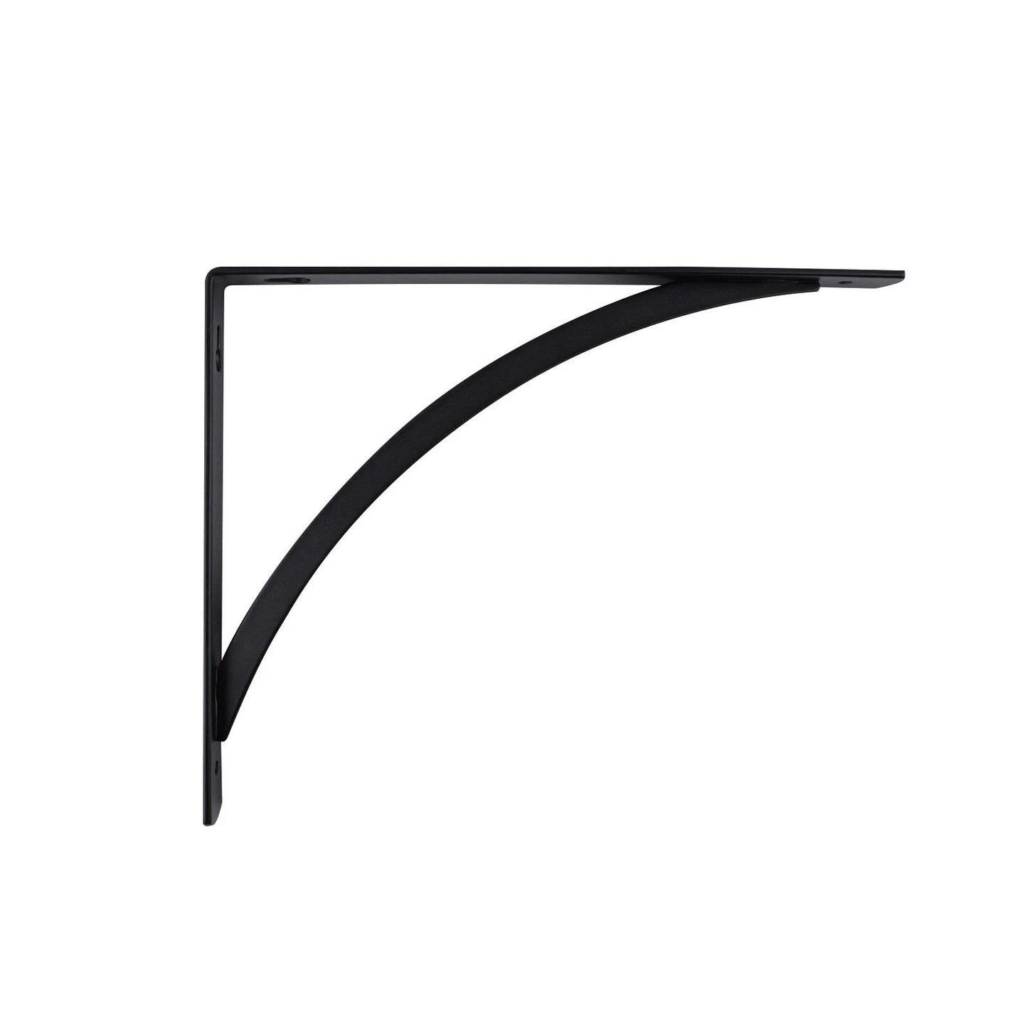 Carinya Black Arch Stayed Bracket 250x200mm, Powder Coated Steel, 50kg Load Capacity