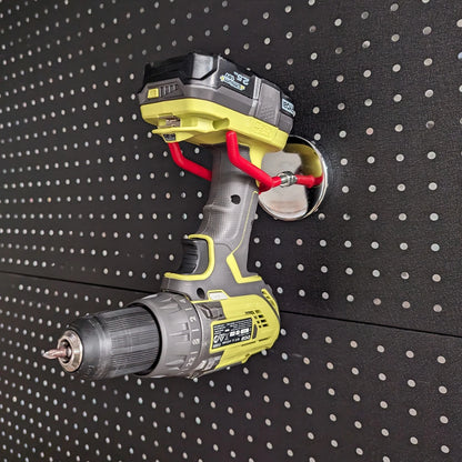 Everhang Red Magnetic Utility Hook - Strong Magnet, PVC Coated, Easy Install, 1 Pack