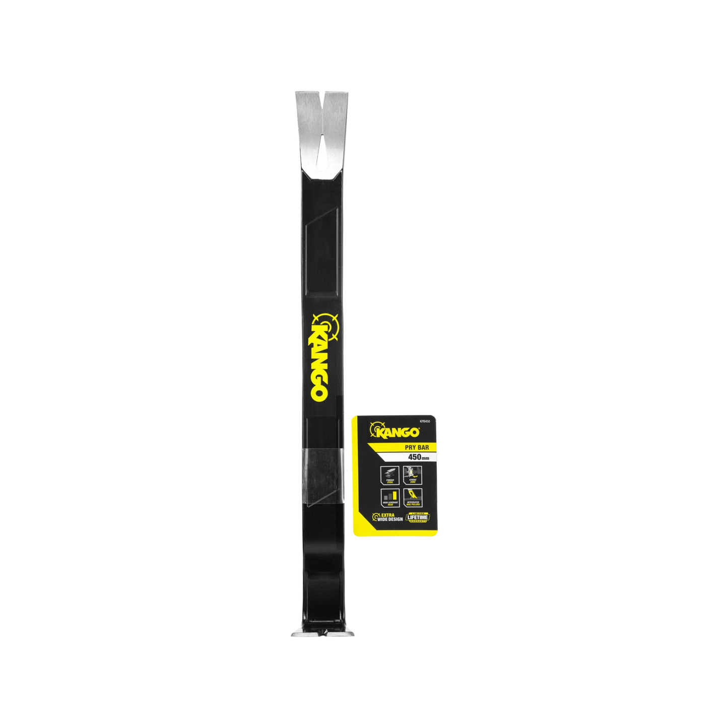 Kango 450mm Heavy-Duty Flat Pry Bar with High Leverage Head & Strike Zone™