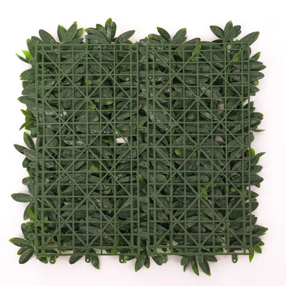 UN-REAL White Petal Artificial Hedge 50x50cm, UV Resistant, Weatherproof, Easy Install