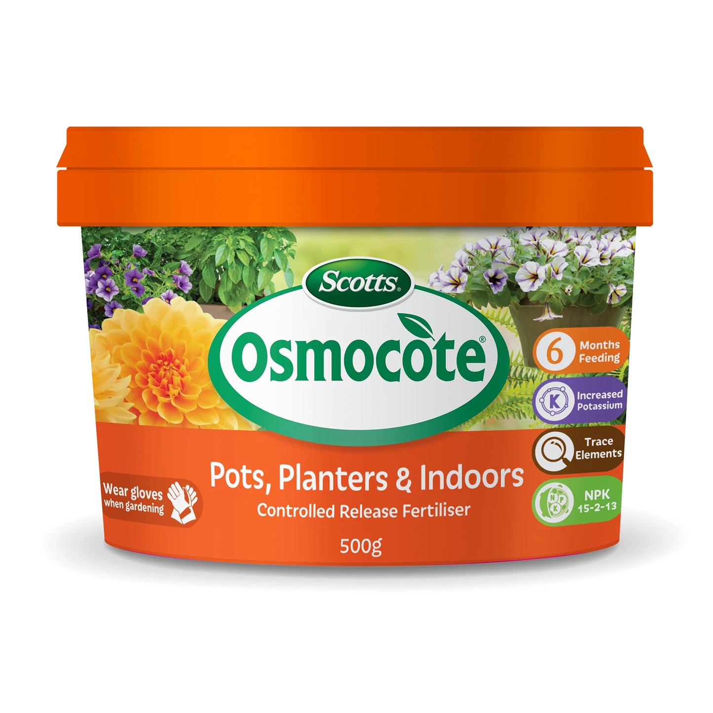 Scotts Osmocote 500g Controlled Release Fertiliser for Pots & Indoor Plants, 6-Month Feed