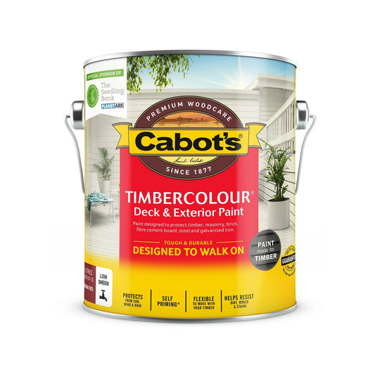 Cabot's 2L Indian Red Timbercolour Deck & Exterior Paint, UV & Mould Resistant