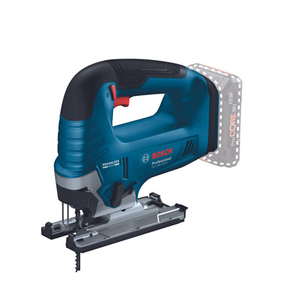 Bosch 18V Professional Jigsaw Skin Only, Brushless Motor, SDS Blade Holder, LED Light