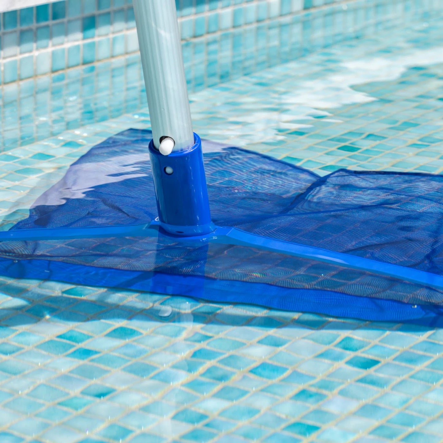 Hy-Clor Leaf Rake - Wide Mouth, Deep Net, Efficient Pool Debris Removal