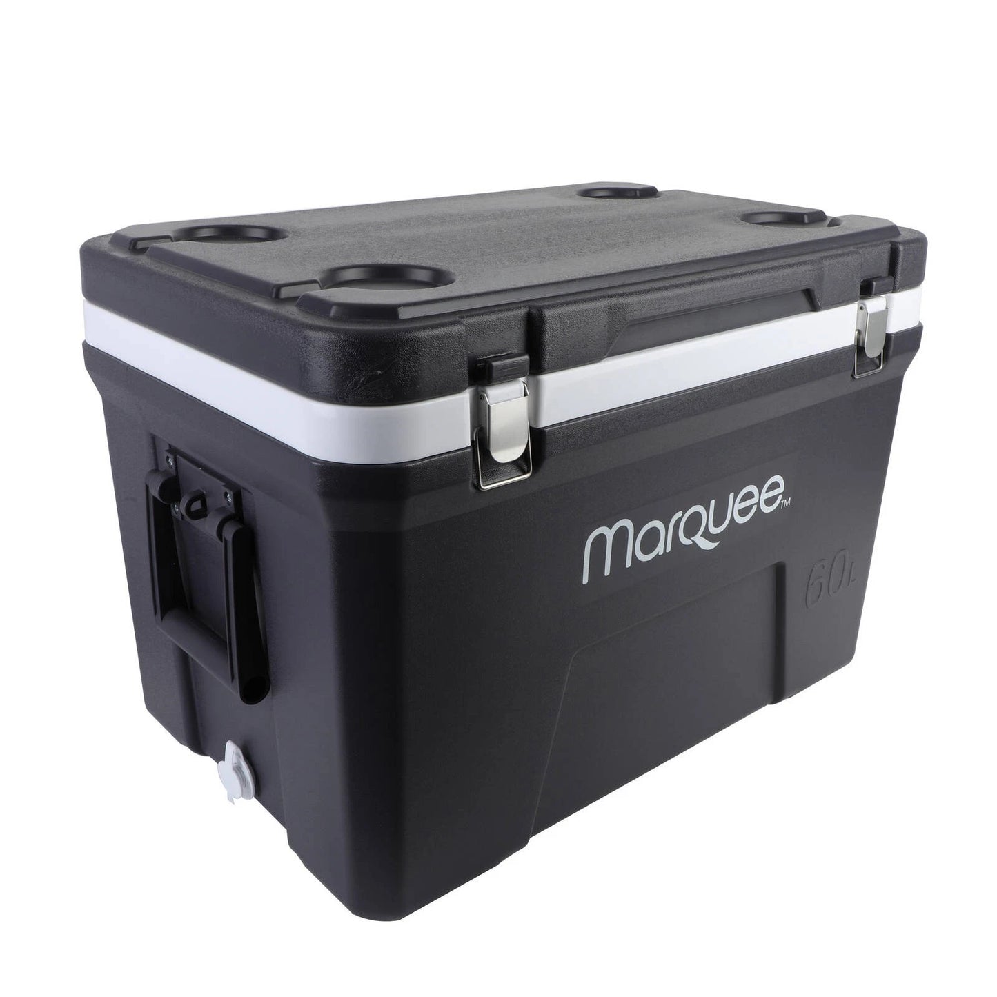 Marquee 60L Insulated Hard Cooler with Superior Insulation & Cup Holders
