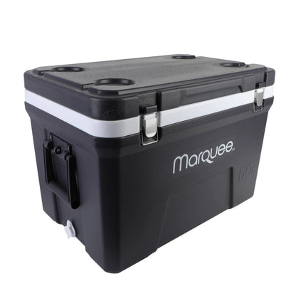 Marquee 60L Insulated Hard Cooler with Superior Insulation & Cup Holders