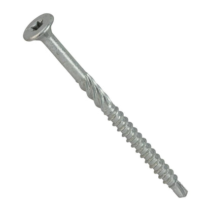 ZENITH 14G Galvanised Bugle Batten Screws 8x100mm TORX 30 Head - 100 Pcs