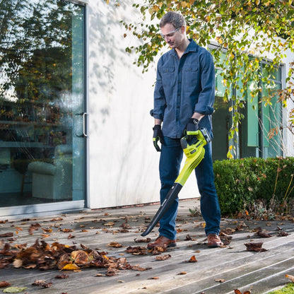Ryobi 18V ONE+ Blower Kit 4.0Ah Battery, Fast Charger, 245 km/h Air Speed