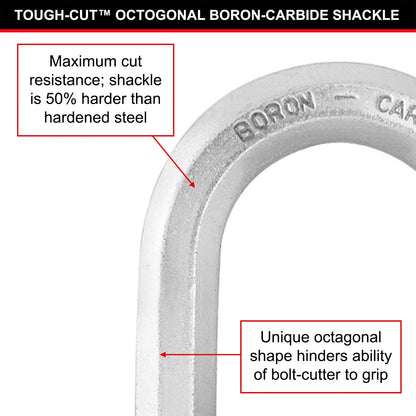 Master Lock 56mm Excell Resettable Combo Padlock, Zinc Body, Boron Carbide Shackle