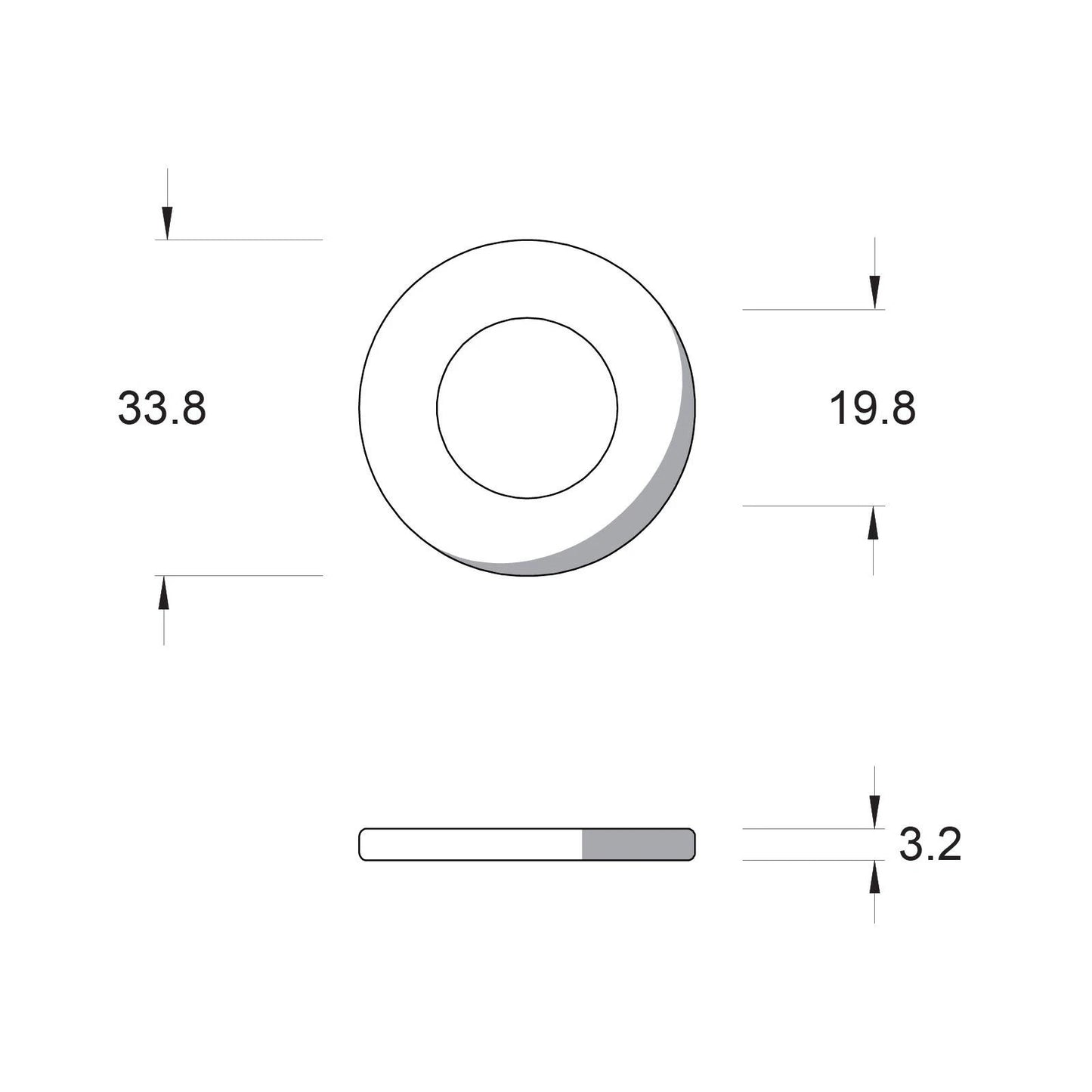 ZENITH M16 Galvanised Flat Round Washers, Corrosion Resistant, Load Distribution