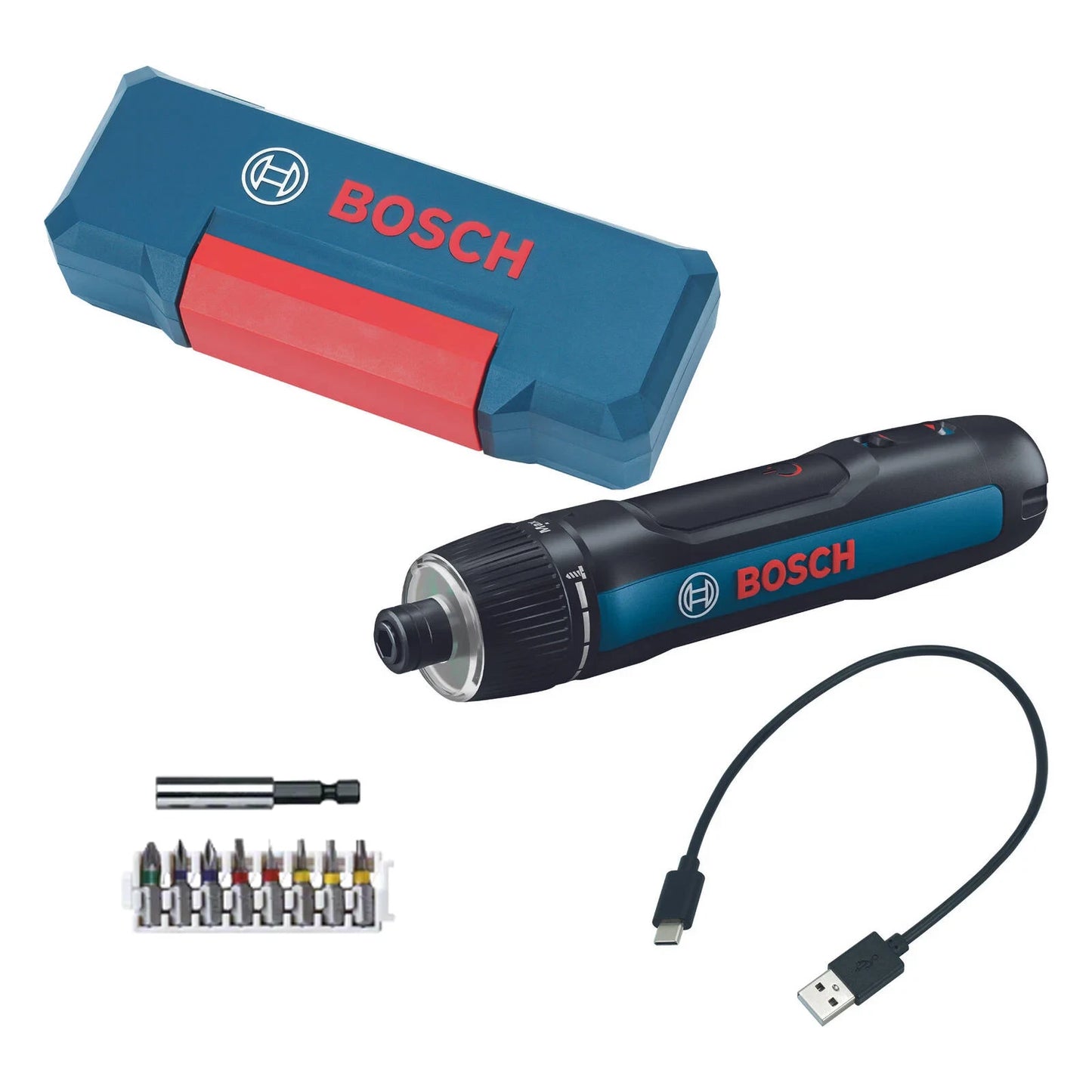 Bosch Professional GO 3 Cordless Screwdriver Kit, Dual-Activation, 5 Torque Settings, 360 RPM