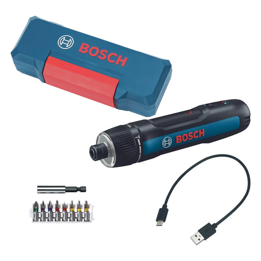 Bosch Professional GO 3 Cordless Screwdriver Kit, Dual-Activation, 5 Torque Settings, 360 RPM