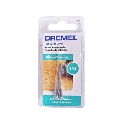 Dremel 6.4mm High Speed Cutter for Wood, Plastic & Soft Metals, Oval Design, Silver