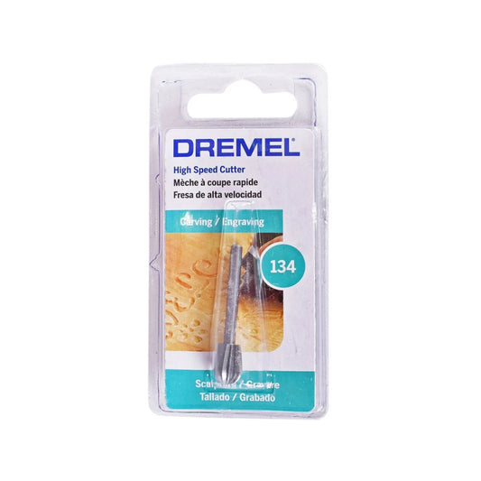 Dremel 6.4mm High Speed Cutter for Wood, Plastic & Soft Metals, Oval Design, Silver