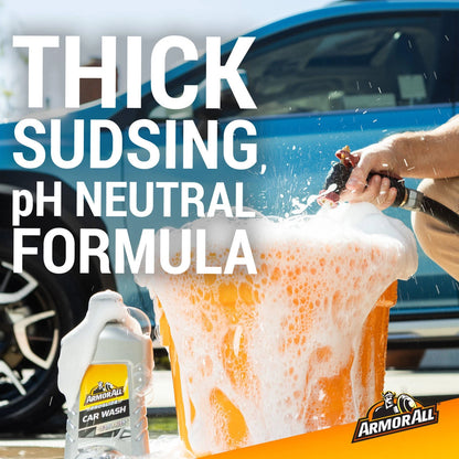 Armor All Proglide Car Wash & Wax 1L - Dual Action, Long-Lasting Shine, Water Beading