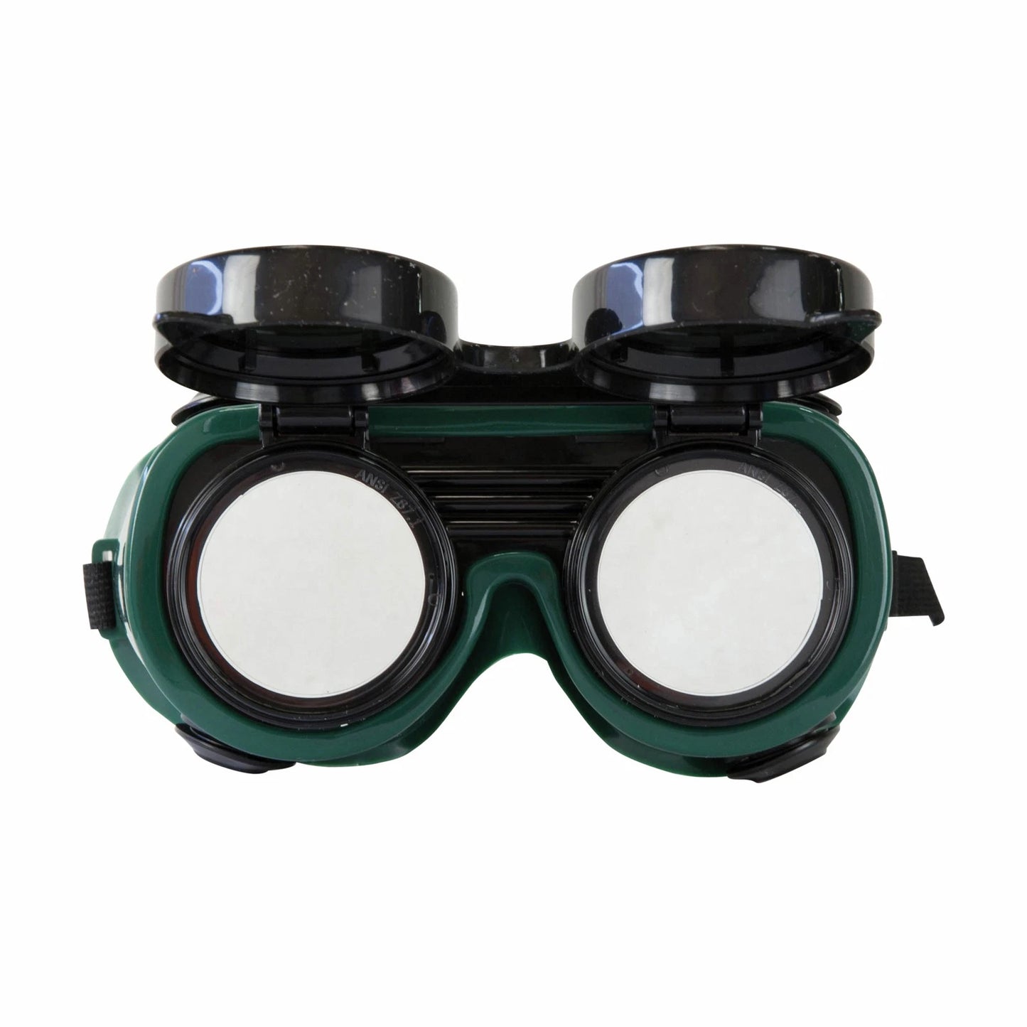 Bossweld Shade 5 Flip-Up Gas Welding Goggles with Elastic Strap and Lightweight Design