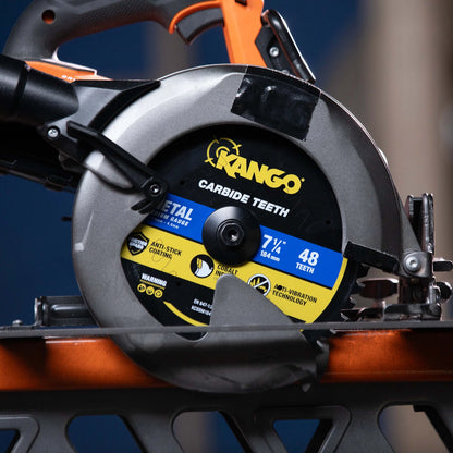Kango 254mm 48T Metal Mitre Saw Blade, Cobalt Teeth, Anti-Stick, Low Sparks