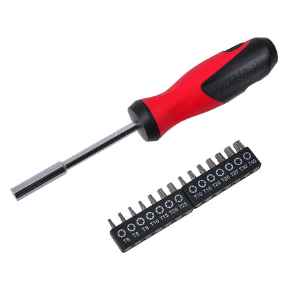 Trojan Torx Screwdriver & Bit Set, 15 Piece, Ergonomic Handle, Lifetime Warranty