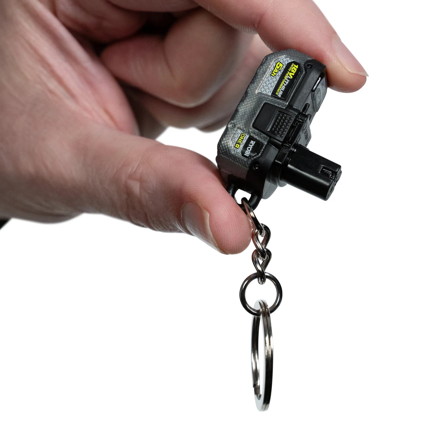 RYOBI MINI's Battery Keyring - Eco-Friendly, Collectible Tool Replicas