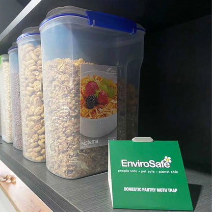 EnviroSafe Pantry Moth Trap 2 Pack - Safe, Effective, 3-Month Detection