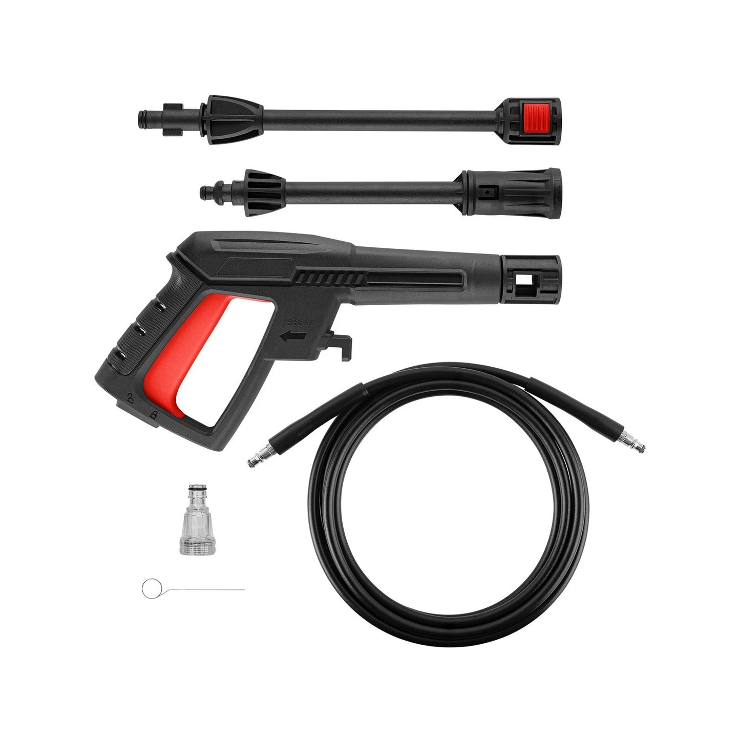 Ozito 1800W High Pressure Washer 2030PSI, Adjustable Spray, Onboard Storage, Easy Mobility